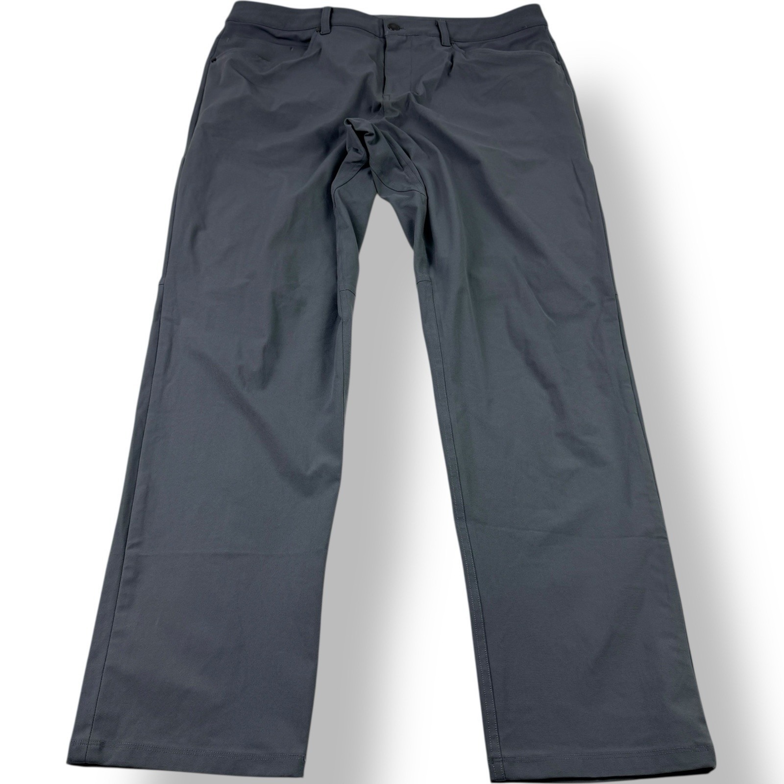 Lululemon Asphalt Grey Abc Classic-Fit Pants Men's 36x32 Stretch Sweat-Wicking